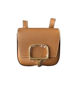 Hermes Mini Della Cavalleria Gold Epsom